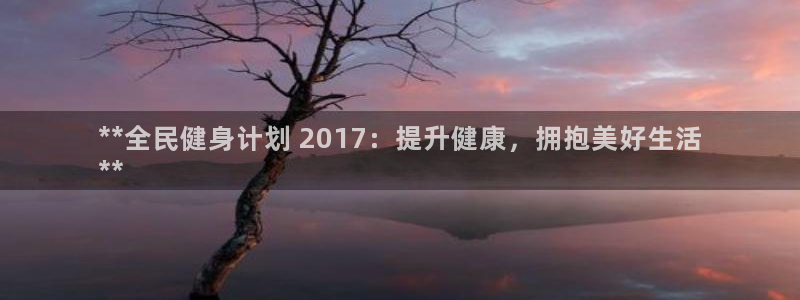 d88尊龙可靠送38元：**全民健身计划 2017：提升